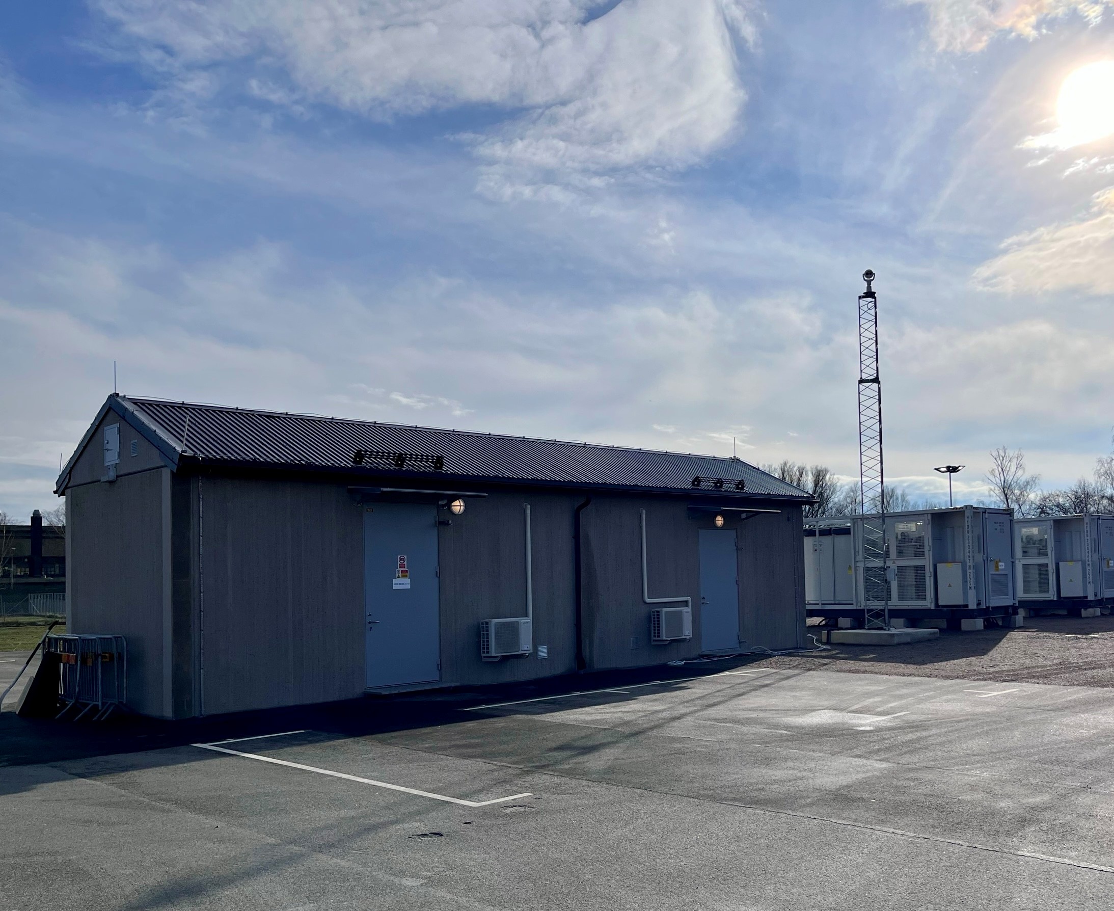 Batterilagringsstation